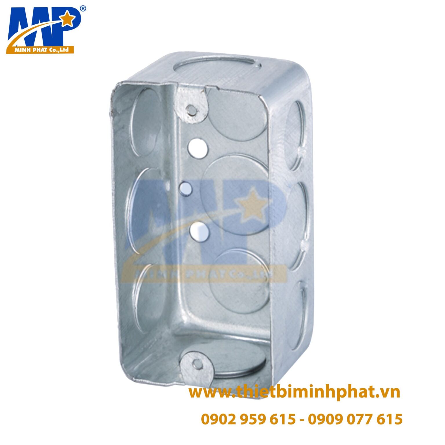 Hộp thép công tắc đấu dây 157 âm tường / Rain Tight Handy Steel Box for ...